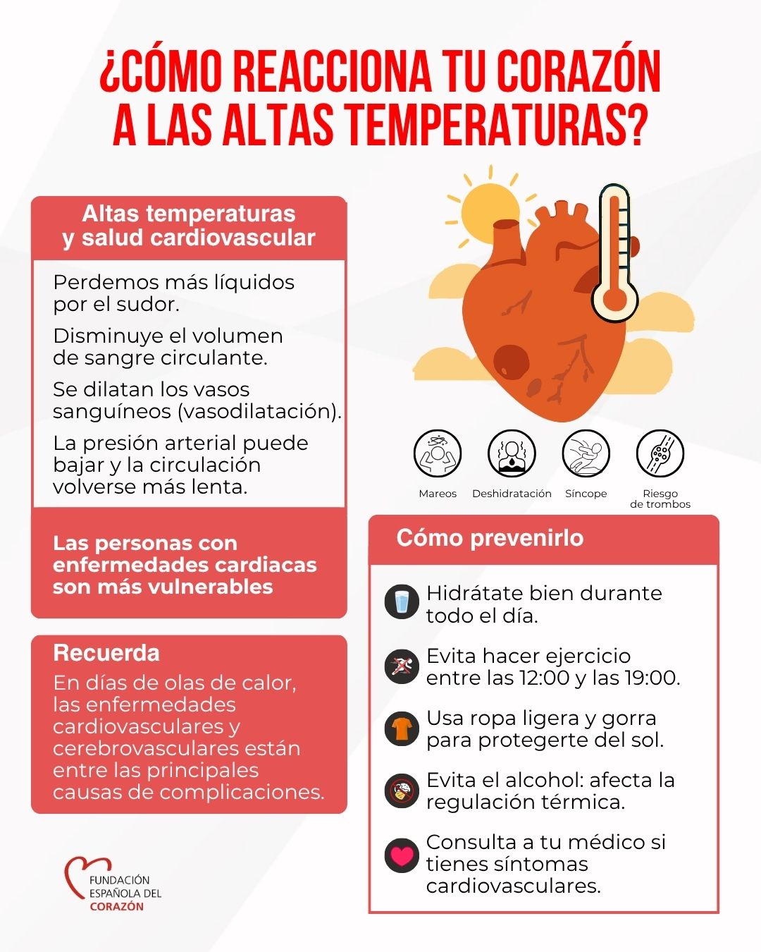 como reacciona tu corazón en verano