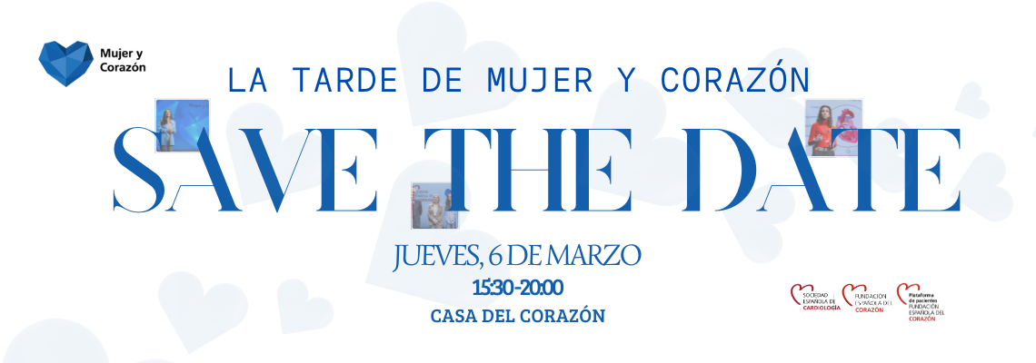 SAVE THE DATE fec- LA TARDE DE MUJER Y CORAZON