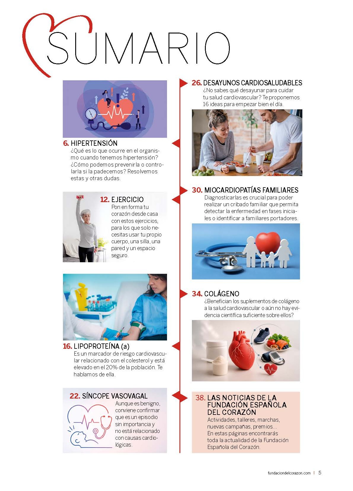 La Revista de la Fundación del Corazón 160